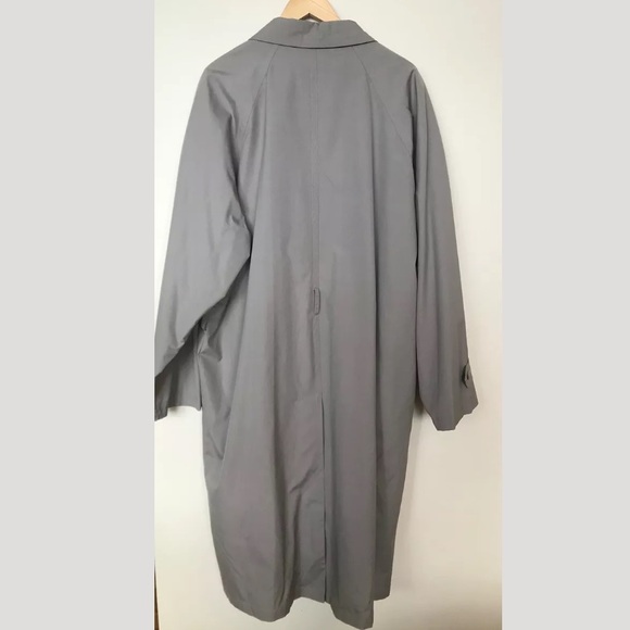 Oversized Vintage Chaps Trench Coat Raincoat 44R - Picture 6 of 7